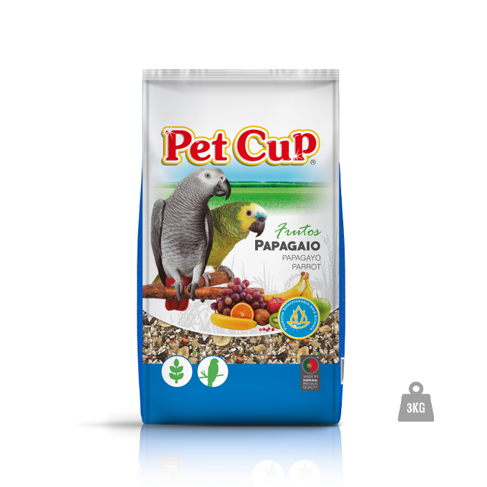 Pet Cup Papagaio com Frutos