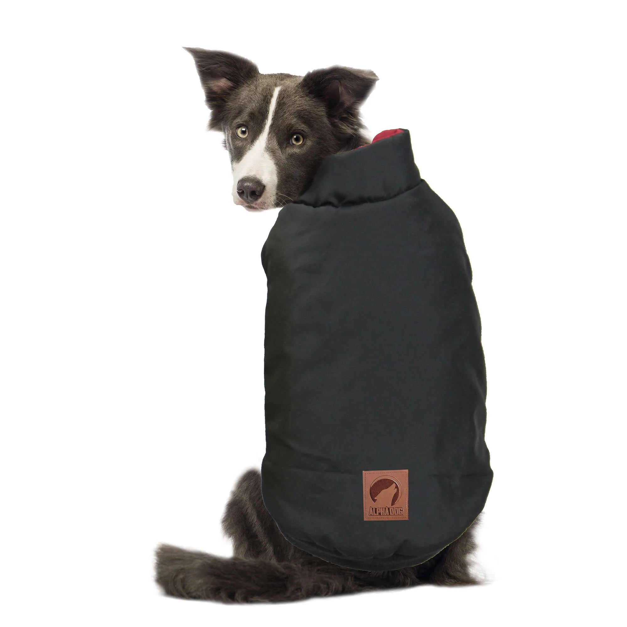 Anorak reversible rojo/negro