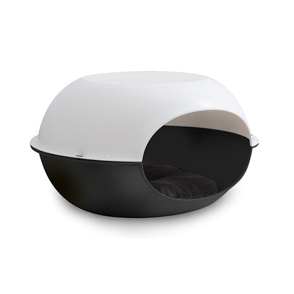 Casita de juegos de plástico "Luna Bianco" con colchón