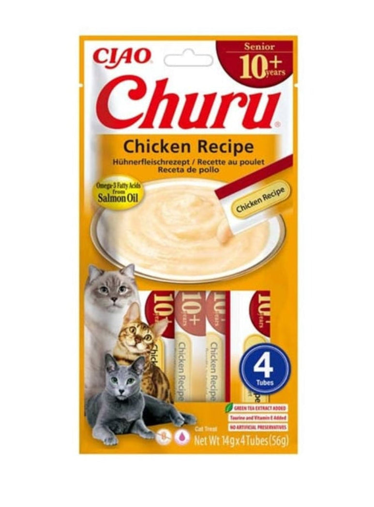 Churu Cat Senior Receita Frango 56g