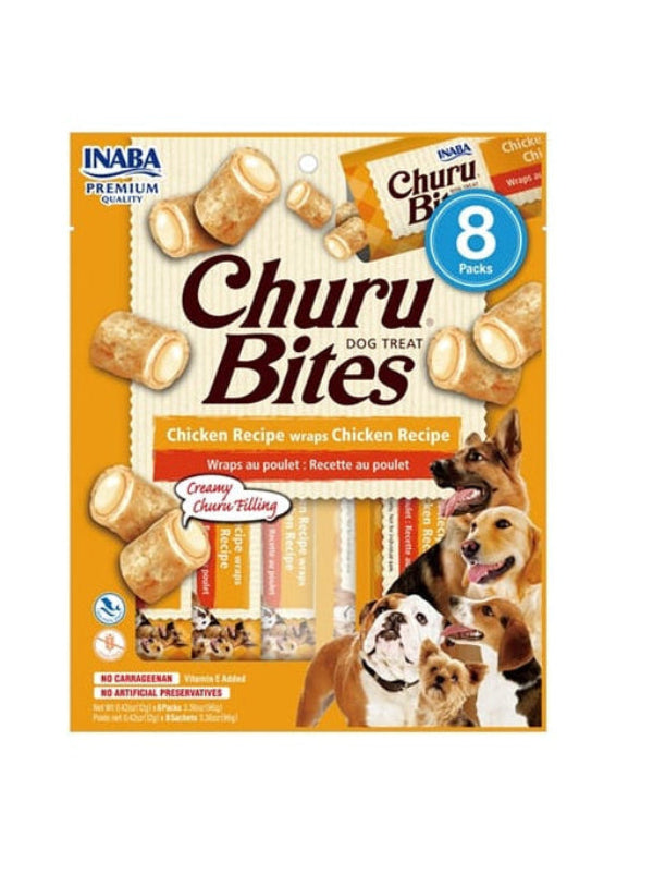 Churu Dog Bites Receita Frango 8x 12 g