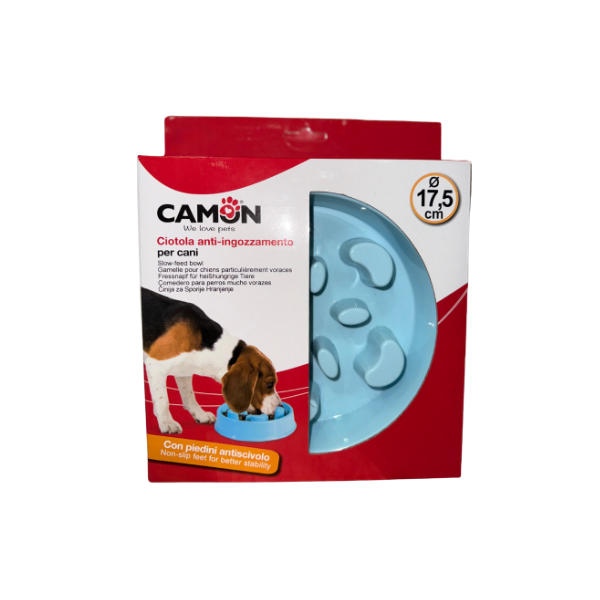 Comedero lento de plástico Camon de 17,5 cm