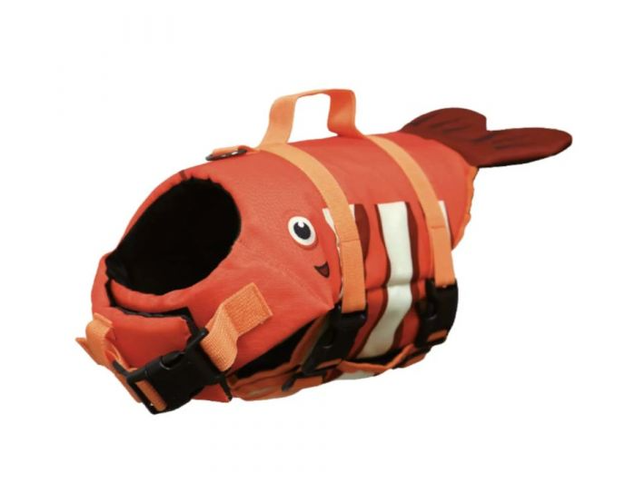 Colete Salva-Vidas Clownfish 40 cm para Cães