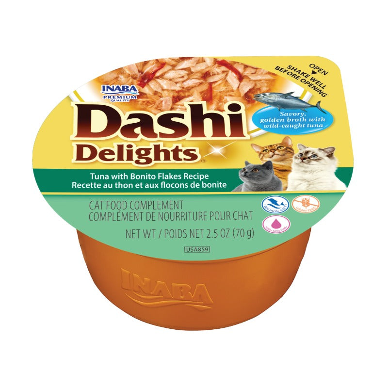 Cat Dashi Delights Receita de atum Com Flocos 70g