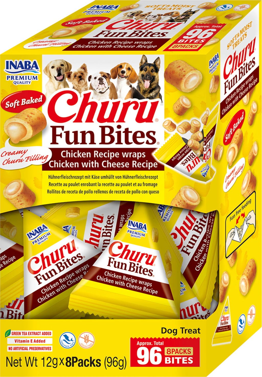 Churu Dog FunBites Frango + Queijo