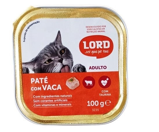 Paté de gato y ternera del señor