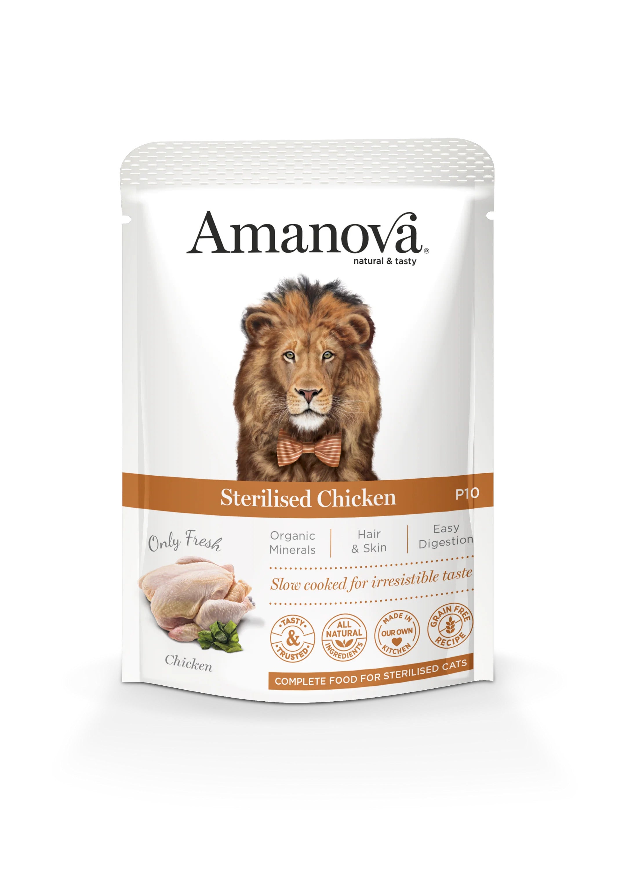Alimento Húmido Amanova Cat Sterilized Chicken