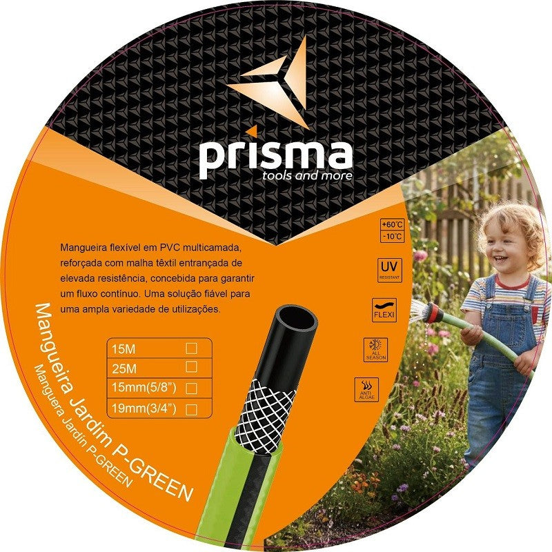 Mangueira Jardim P-GREEN 15mm (5/8") - 15 Mts
