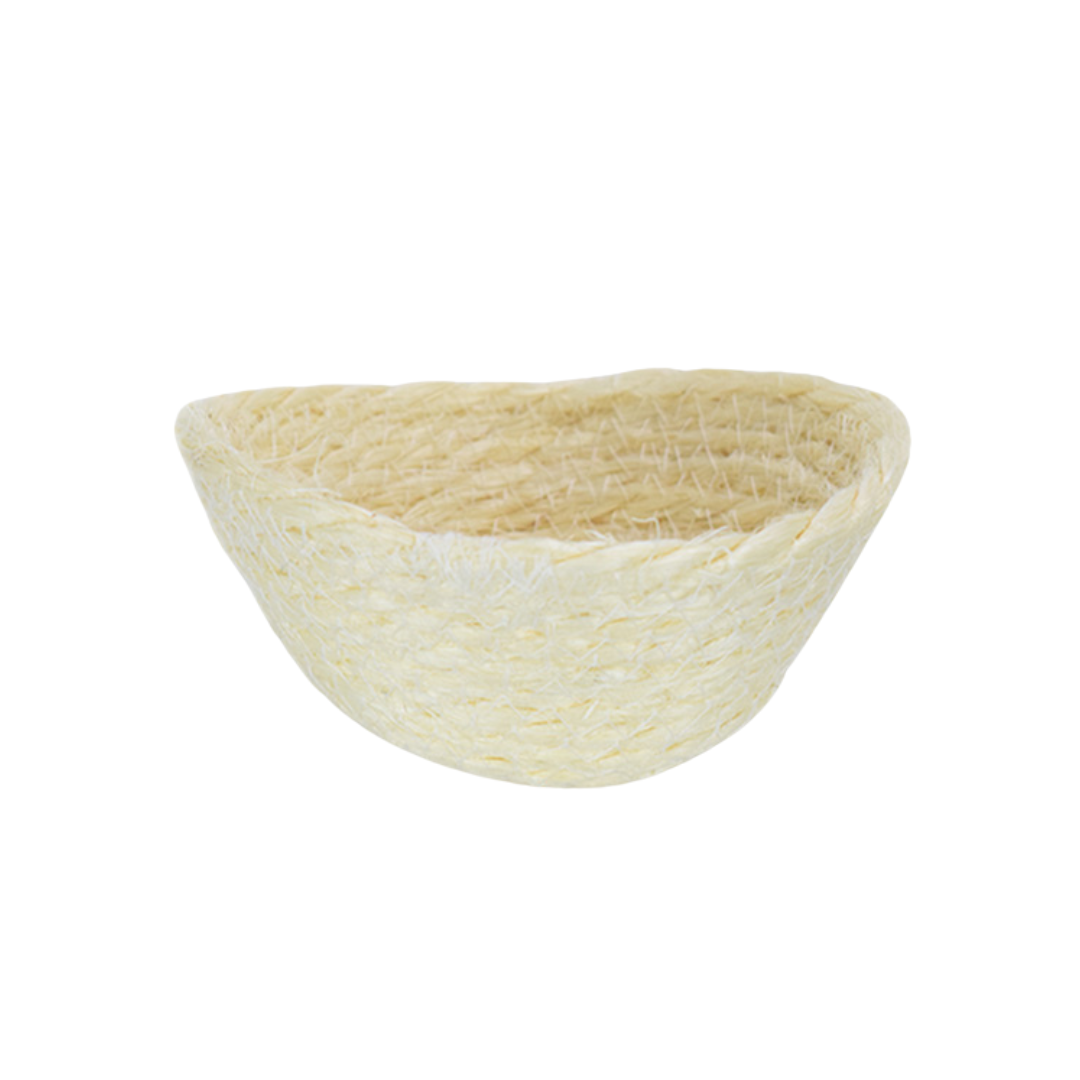 Ninho para Canário de Corda Branco Pequeno sem Gancho