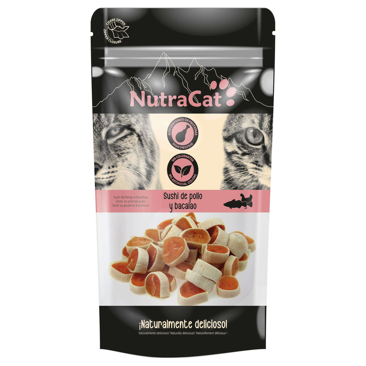 Nutracat Snack Sushi Frango/Bacalhau 30g