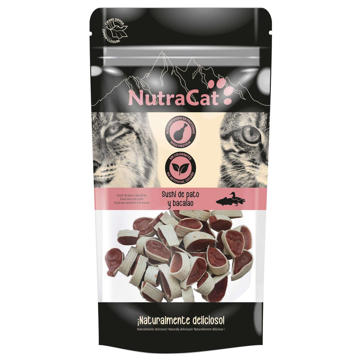 Nutracat Snack Sushi Pato e Bacalhau