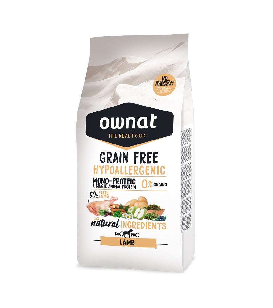 Ownat Dog Grain Free Hypo Lamb