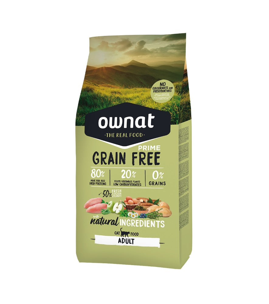 Ownat Cat Grain Free Prime Adult Pollo y Pavo