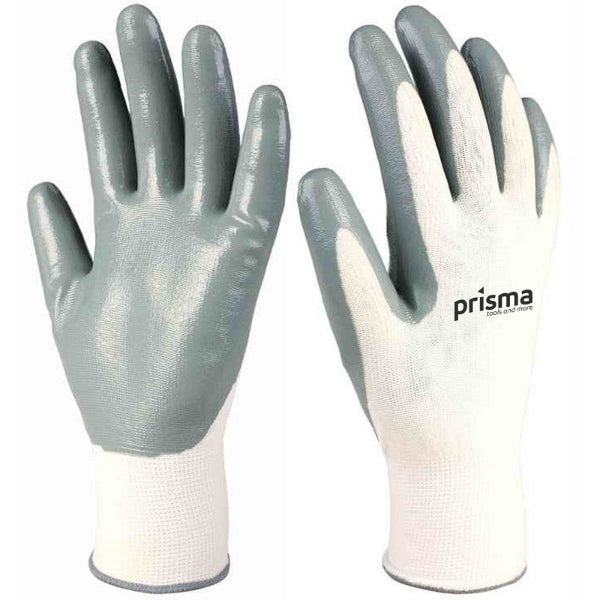 Luvas Nylon/Nitrilo Cinzento Prisma