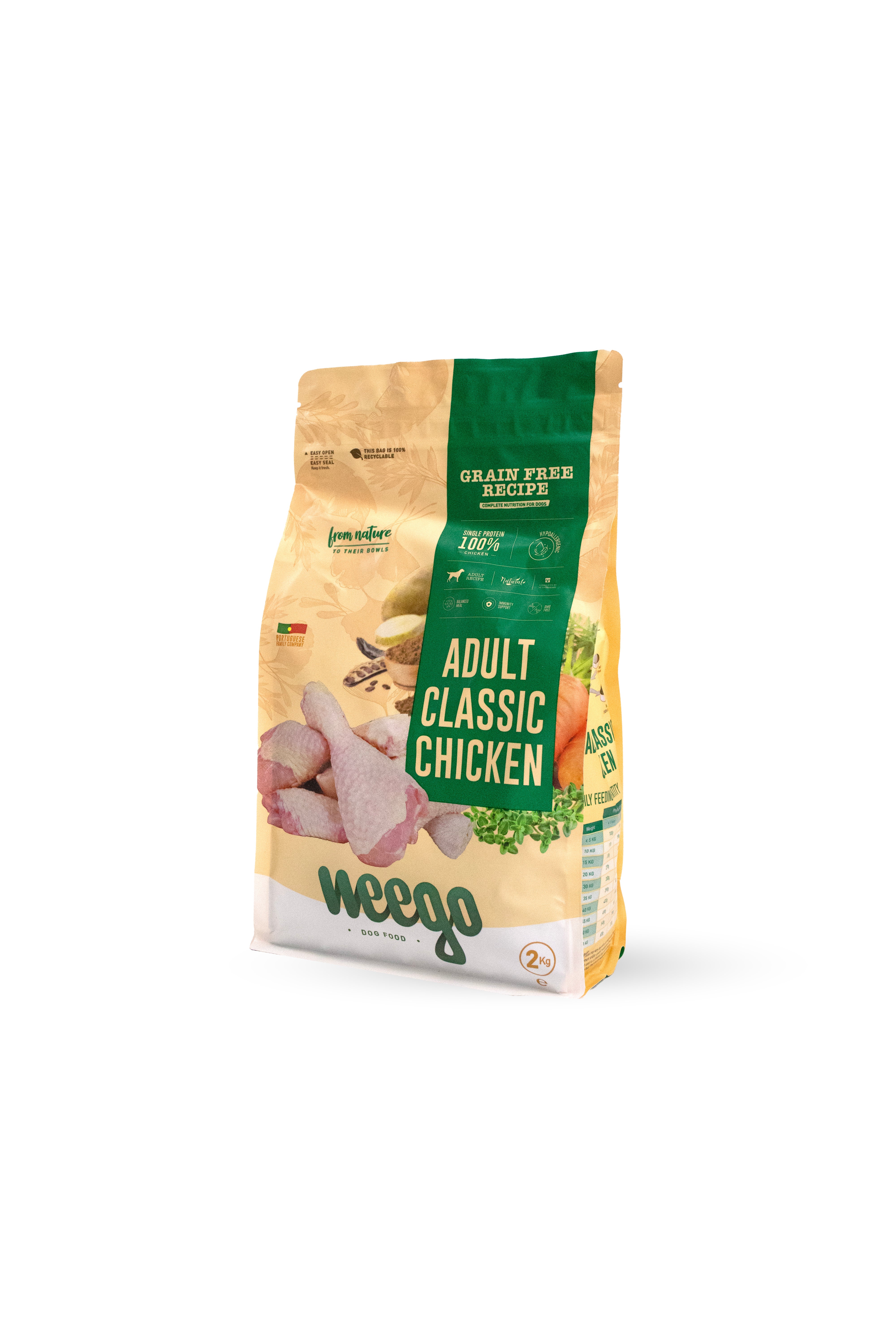 Ração Weego Adult Classic Chicken