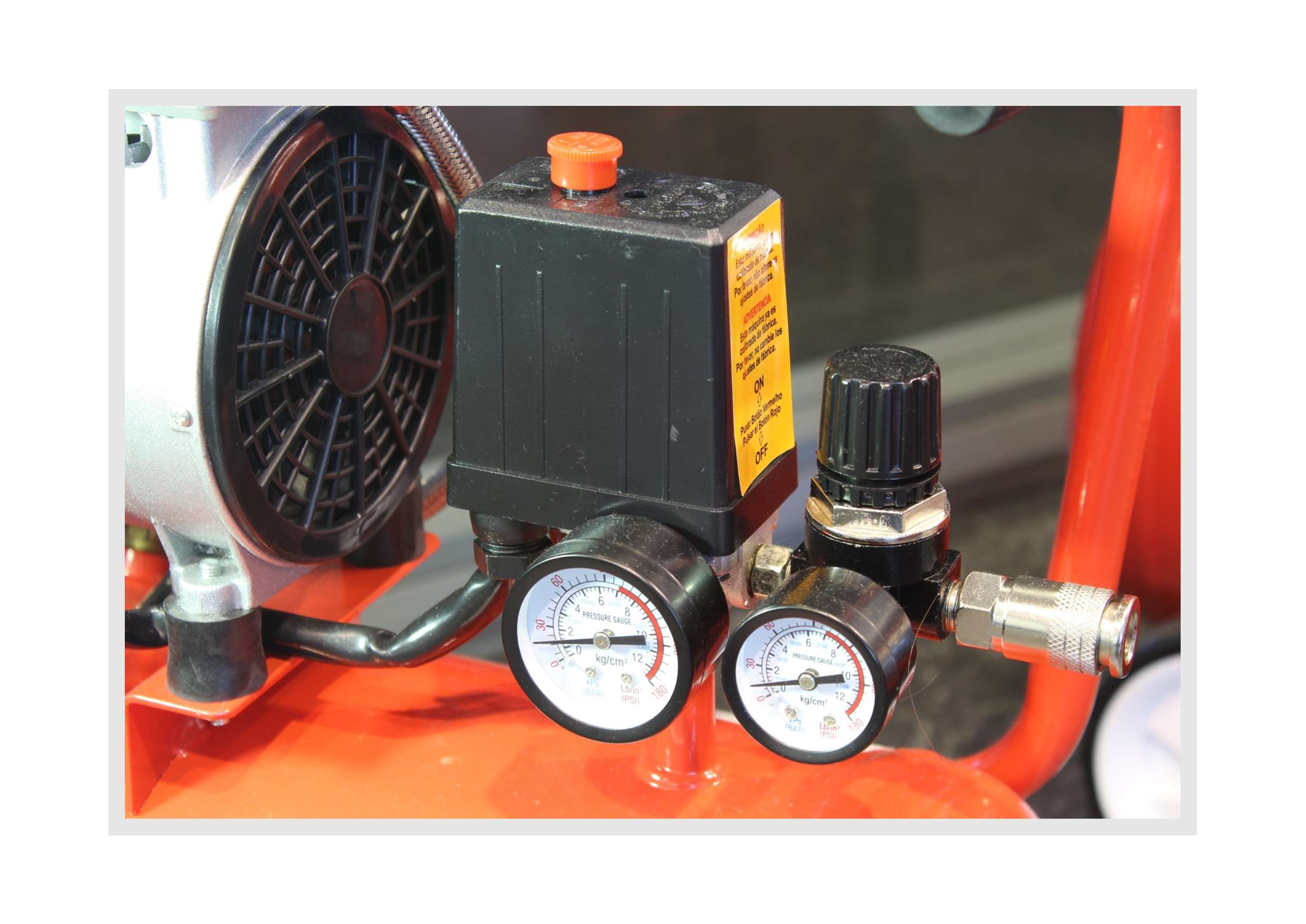Compressor de Ar Monobloco, 24L, 0.75hp, Silencioso