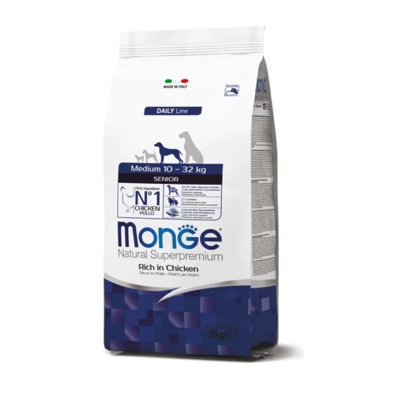 Monge Cão Daily Line Medium - Senior 3 Kg