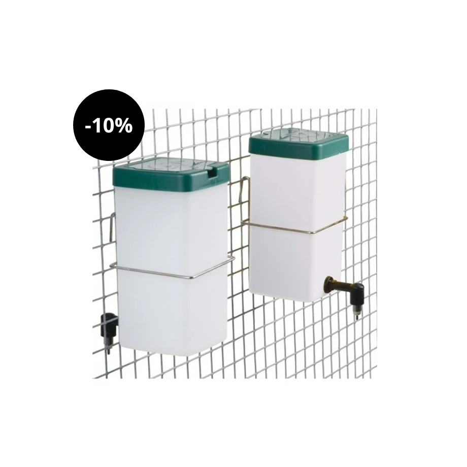 Bebedouro pipeta reservatório 1lt Aves e Coelhos