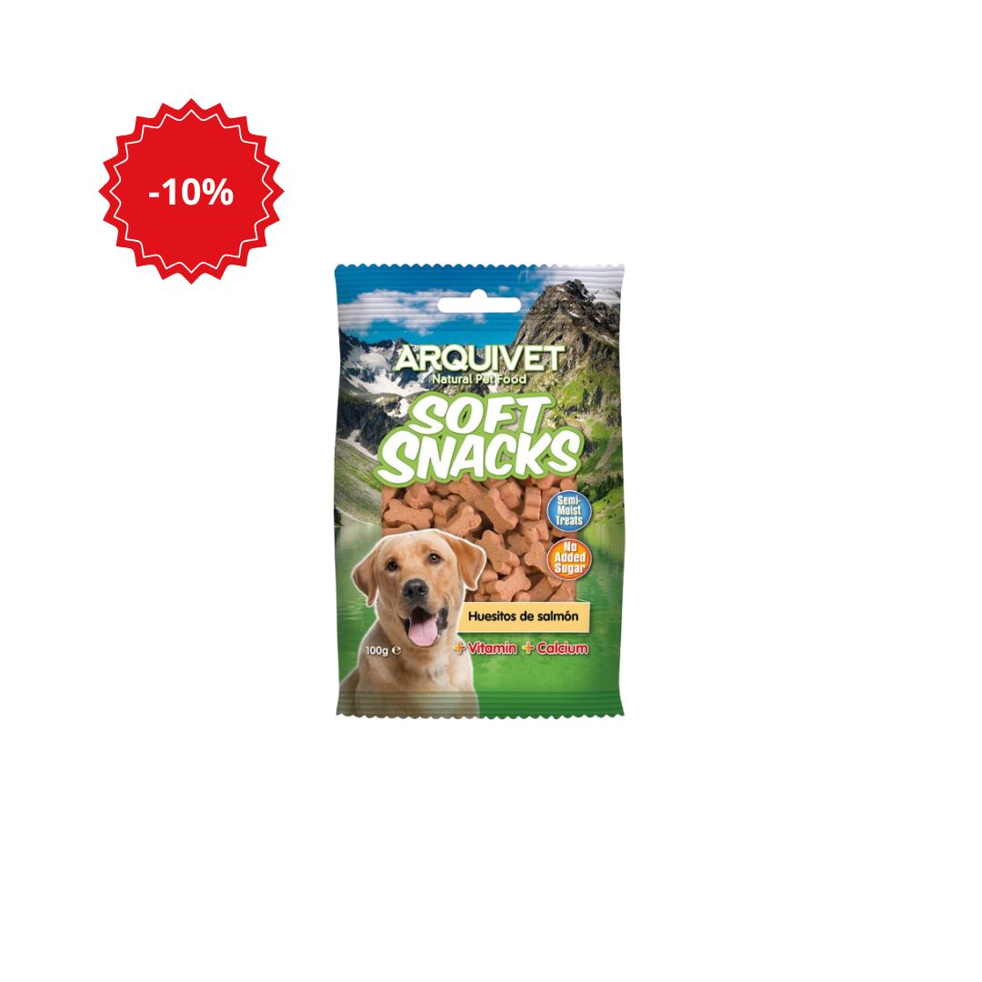 Soft Snack Ossos de Salmão Arquivet 100g