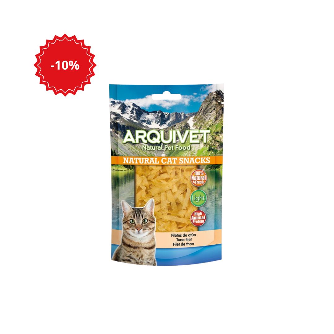 Snack Natural Filetes de Atum Arquivet 50 g