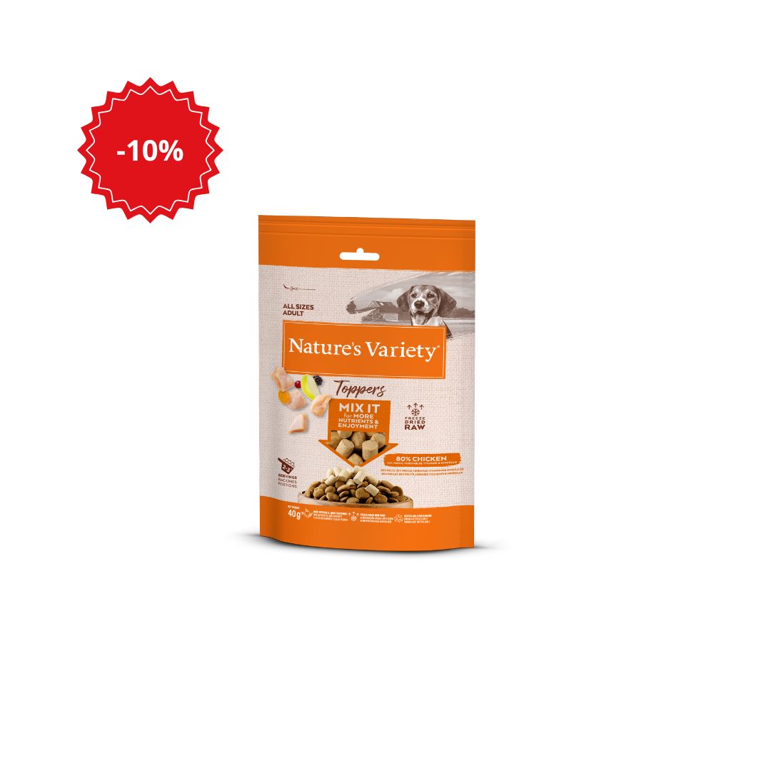 Nature’s Variety Toppers Snacks Chicken 40gr
