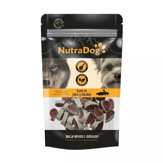 Snack Sushi de Pato e Bacalhau 100gr NutraDog