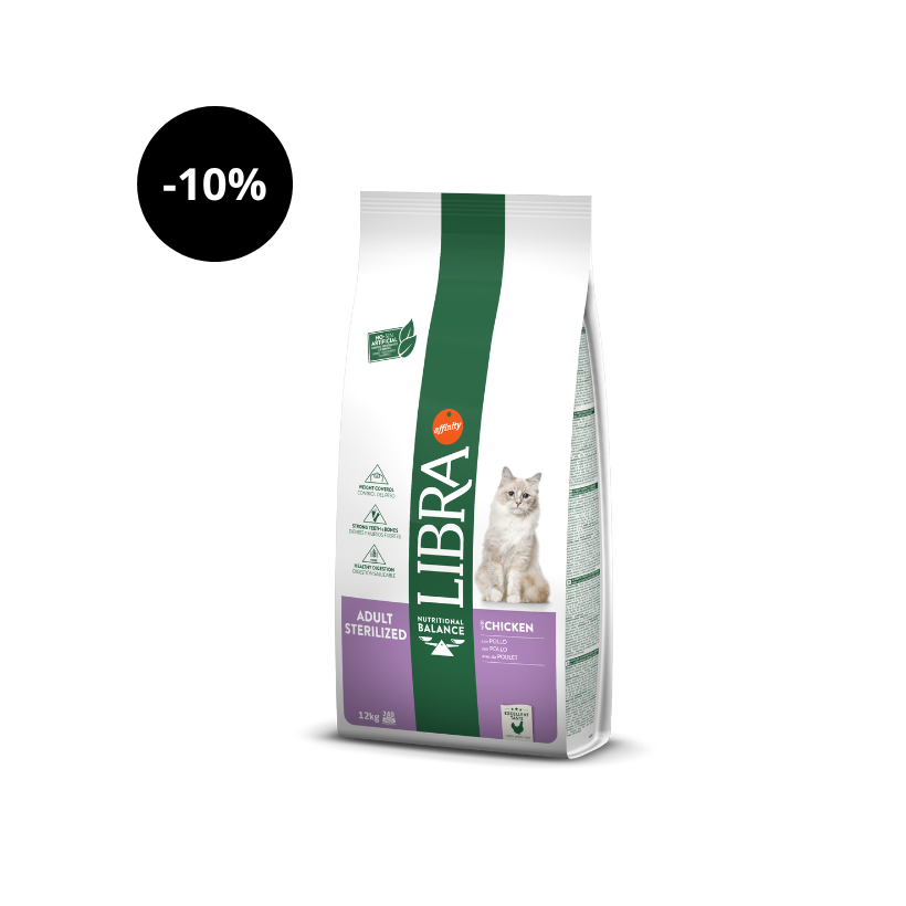 Libra para Gato Adulto Esterilizado com Frango