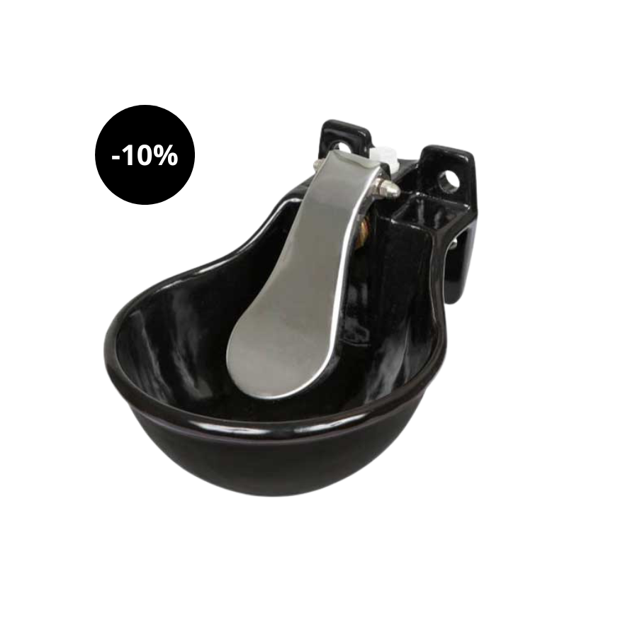 Bebedouro Bovino Preto Toque Nasal Fundido