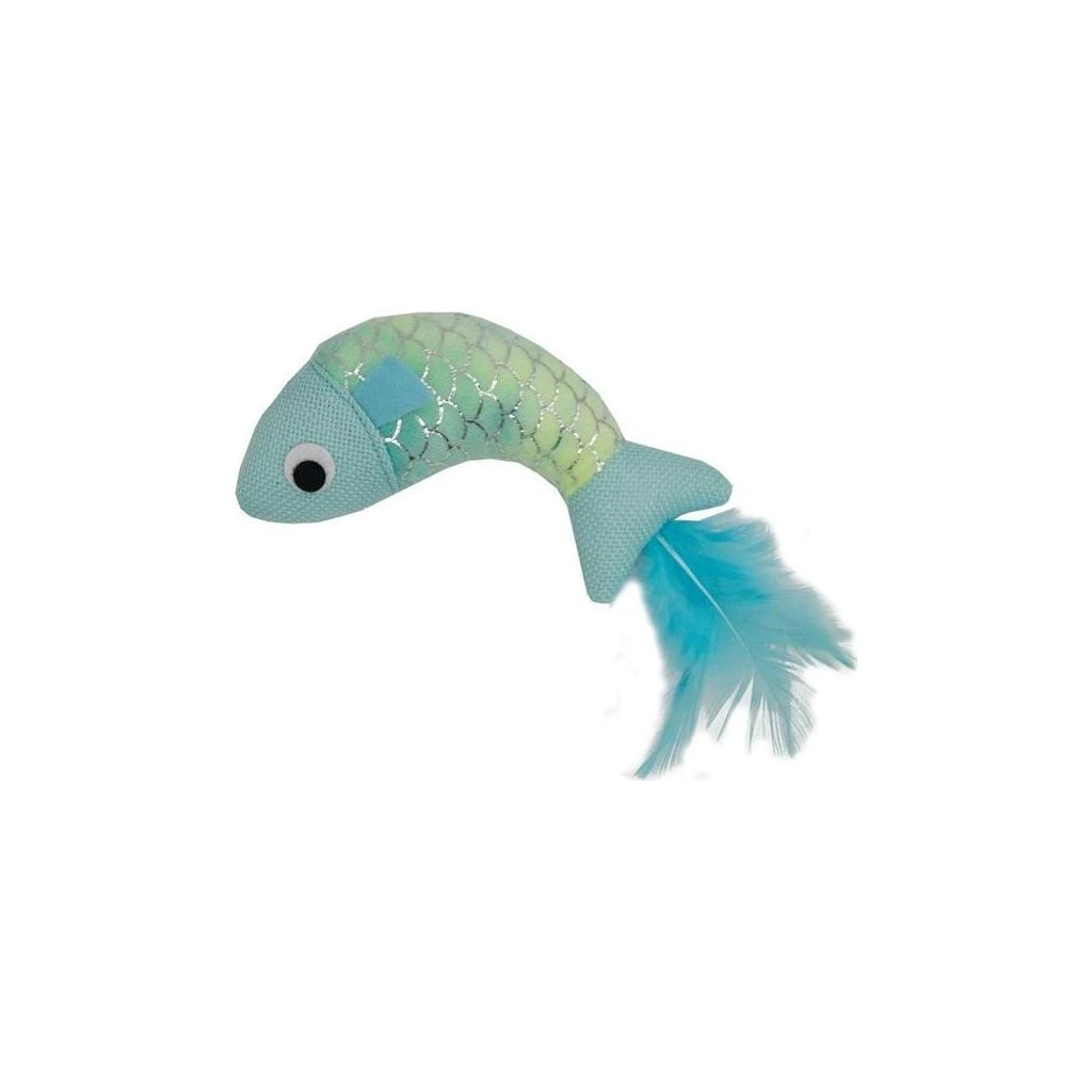 Brinquedo Gato Mermaid Fish Azul Freedog
