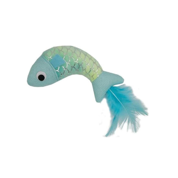 Brinquedo Gato Mermaid Fish Azul Freedog