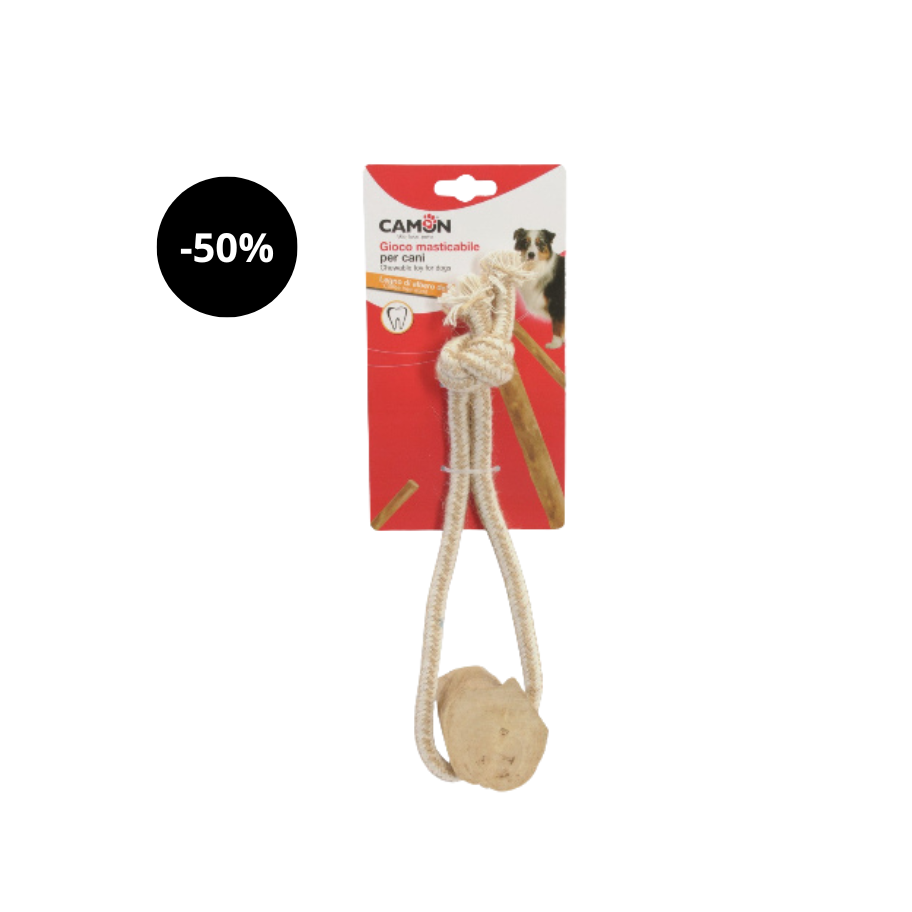 Brinquedo Corda com Madeira Camon
