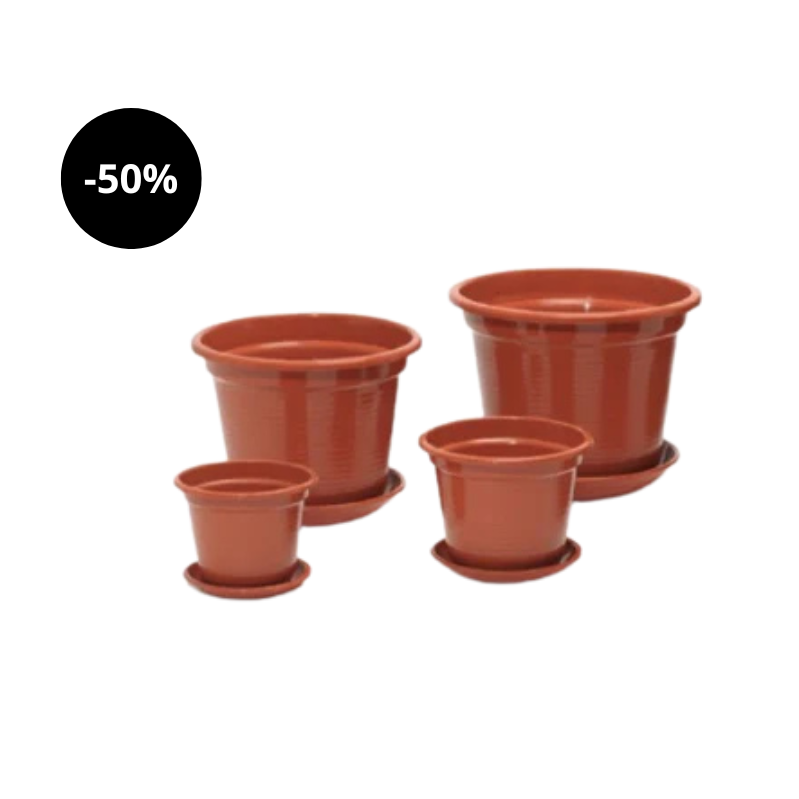 Vasos Plásticos Castanho