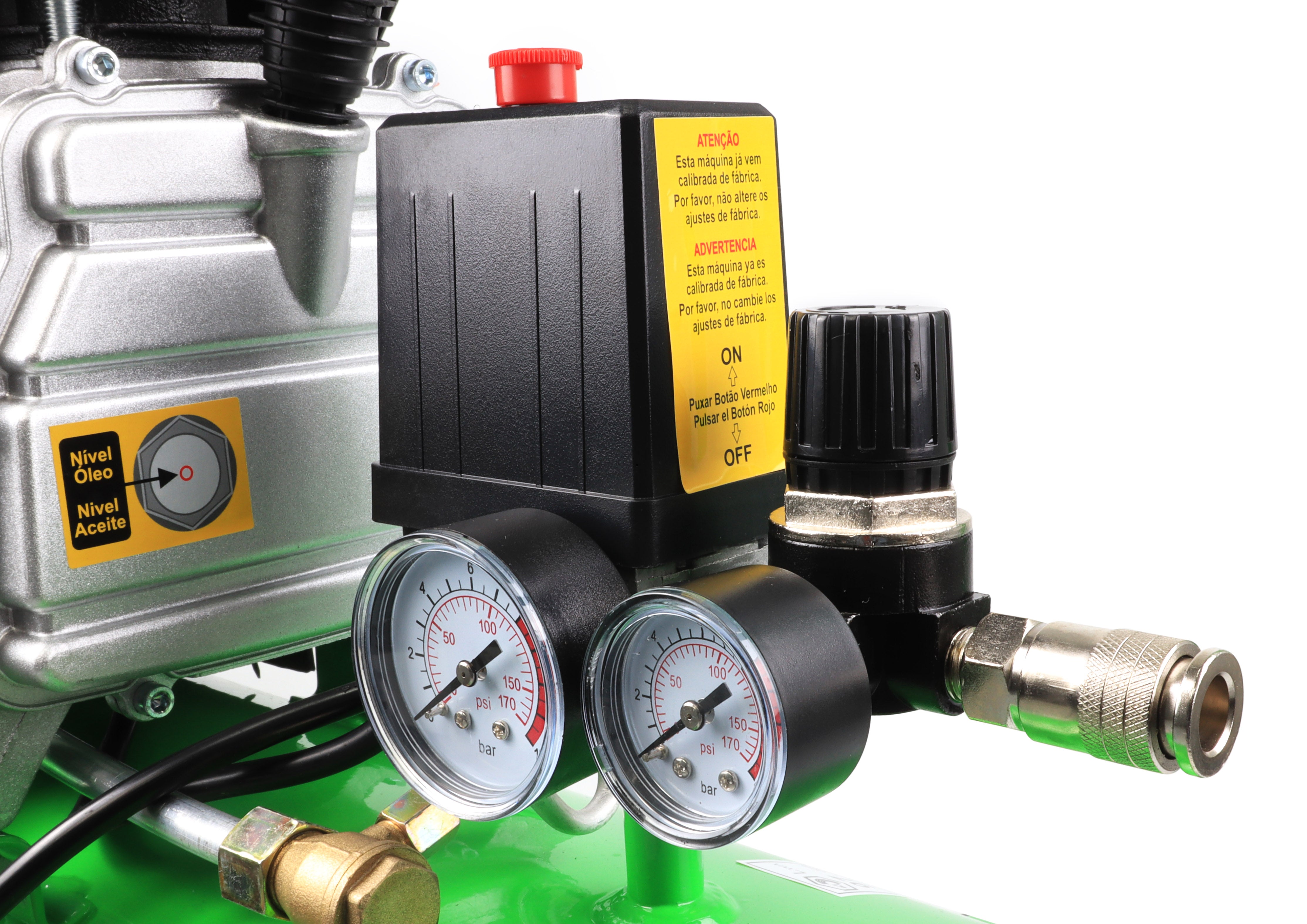 Compressor de Ar Monobloco Saurium 50L 1.5hp