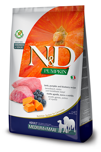 Farmina N&D Lamb & Blueberry Adult Medium & Maxi