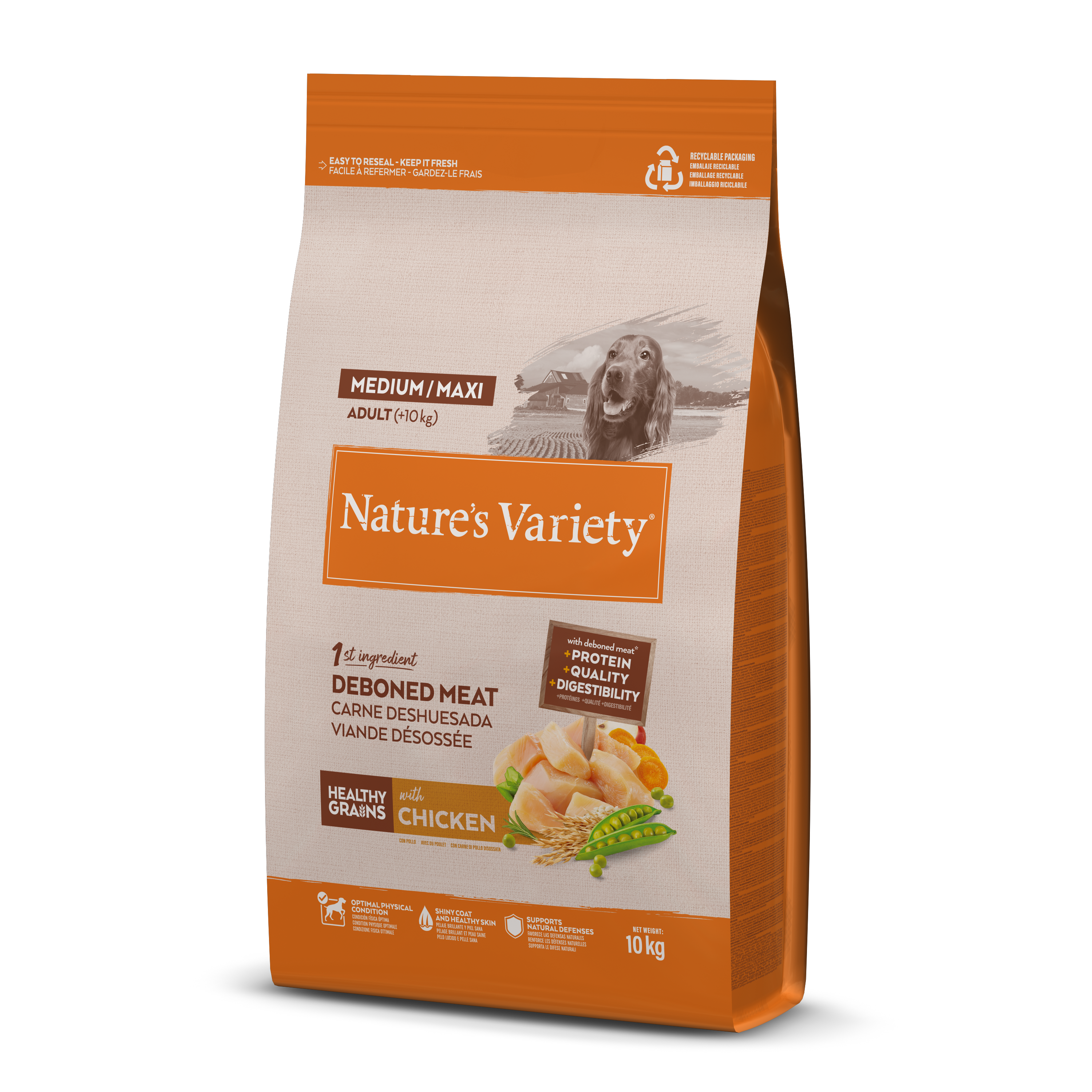 Nature's Variety Healthy Grains Mediano/Maxi Adulto con Pollo