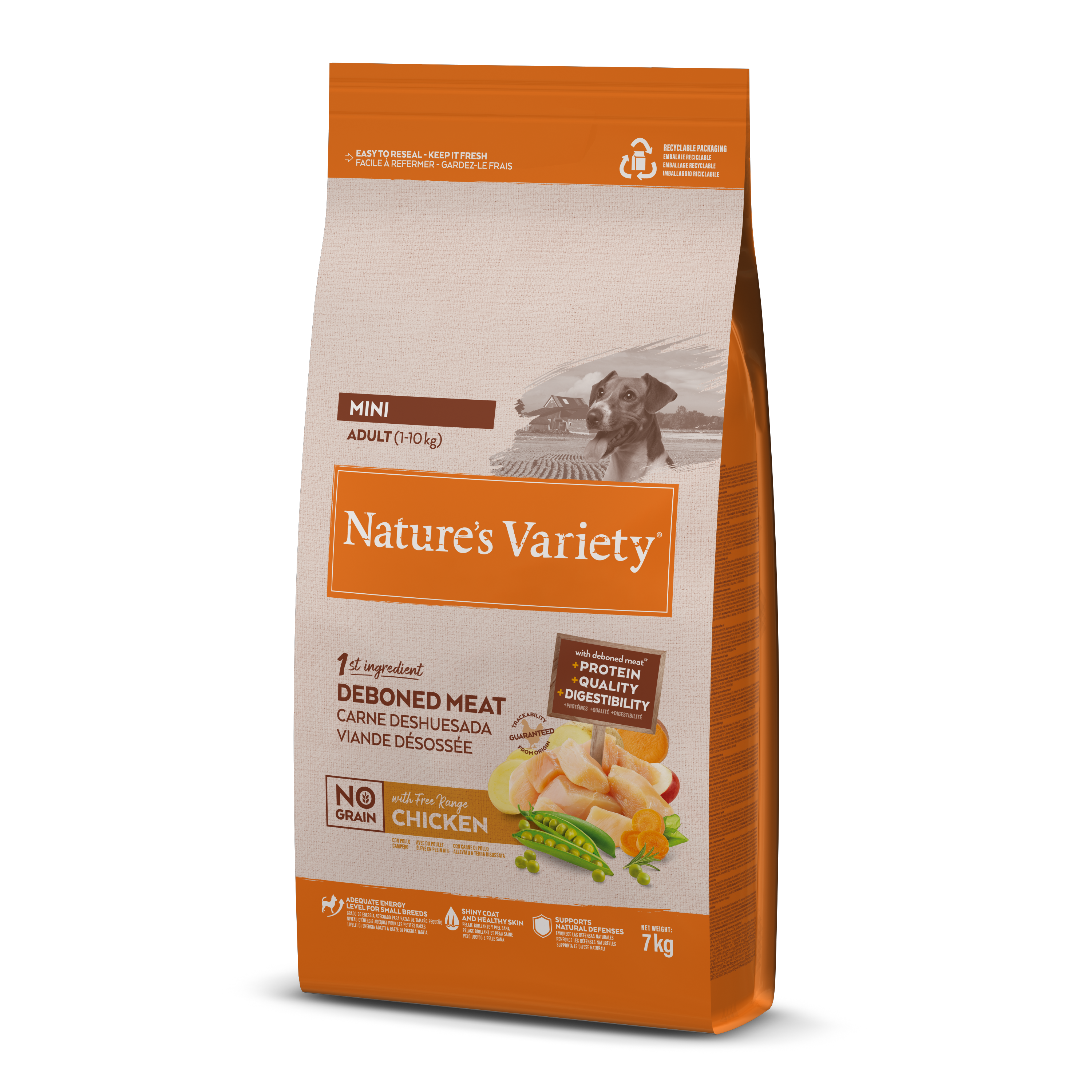 Nature's Variety Mini Pollo Adulto Sin Granos 