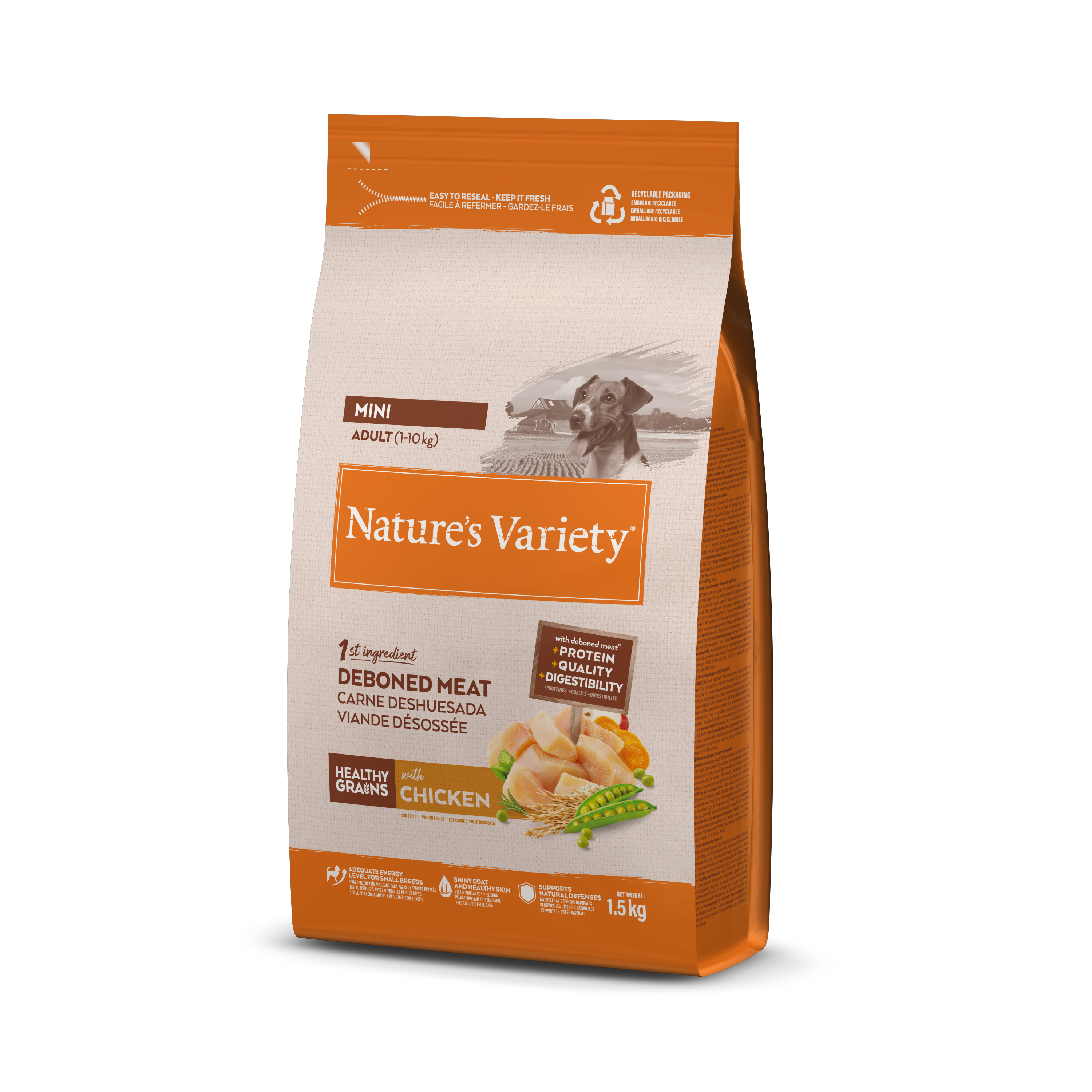 Nature's Variety Healthy Grains Mini Adulto con Pollo