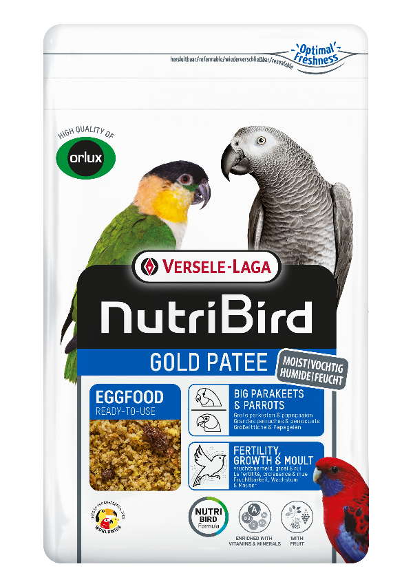 Versele-Laga Orlux Nutribird PROFI Gold Patee Big Parakeets & Parrots