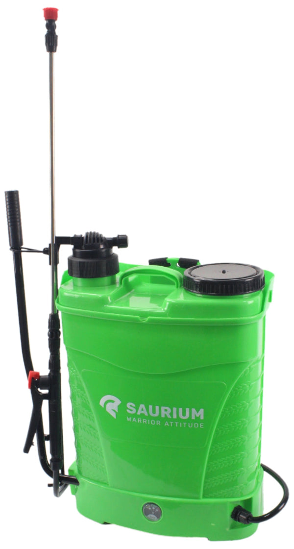 Pulverizador Bateria, 16L 2 em 1 Manual e Bateria Saurium