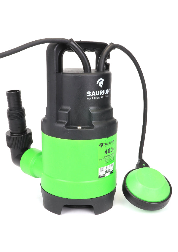Bomba Submersível Águas Sujas, 400W, 8000 L/h Saurium