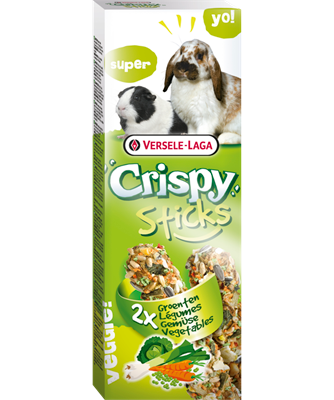 Versele-Laga Crispy Mega Sticks Rabbits-Guinea Pigs "Green Meadow"