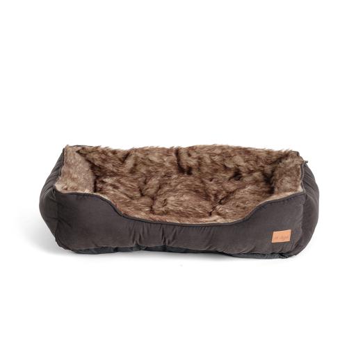 Agui Furry Bed Black