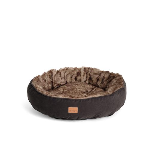 Cama Agui Furry Donut Black