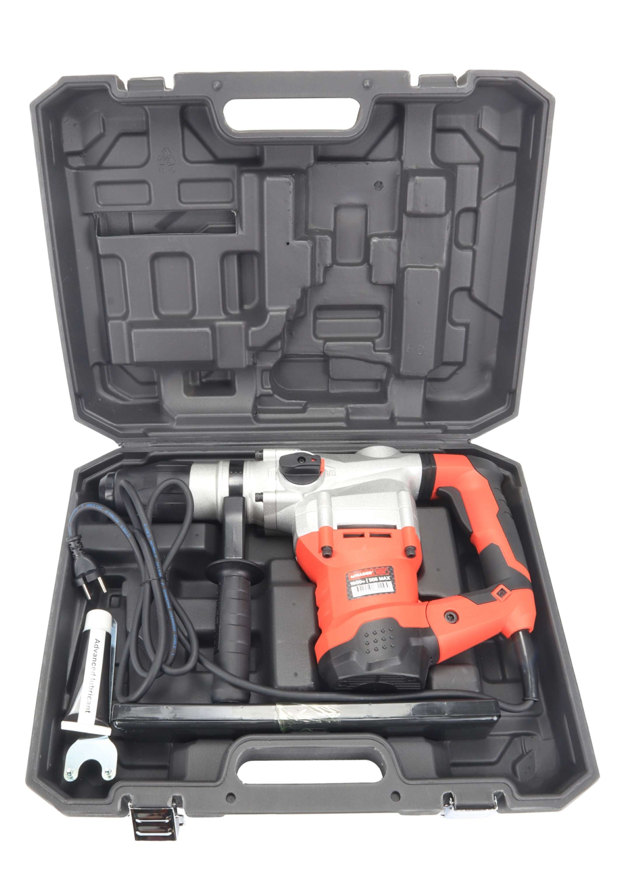 Berbequim Demolidor 2 Funções Mader 1600W 9J SDS MAX