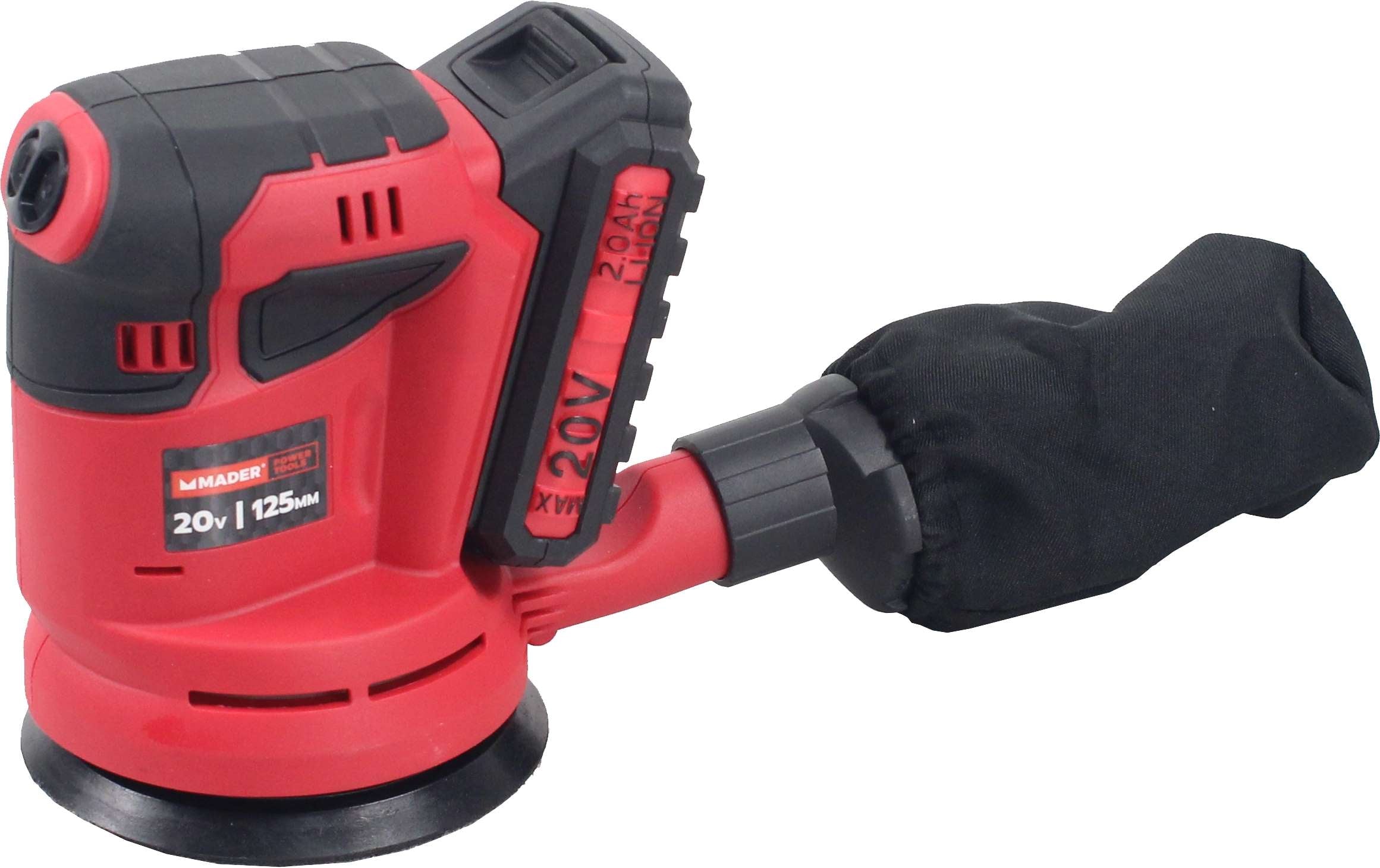 Lixadora Rotativa Mader MPT 20v 2,0AH