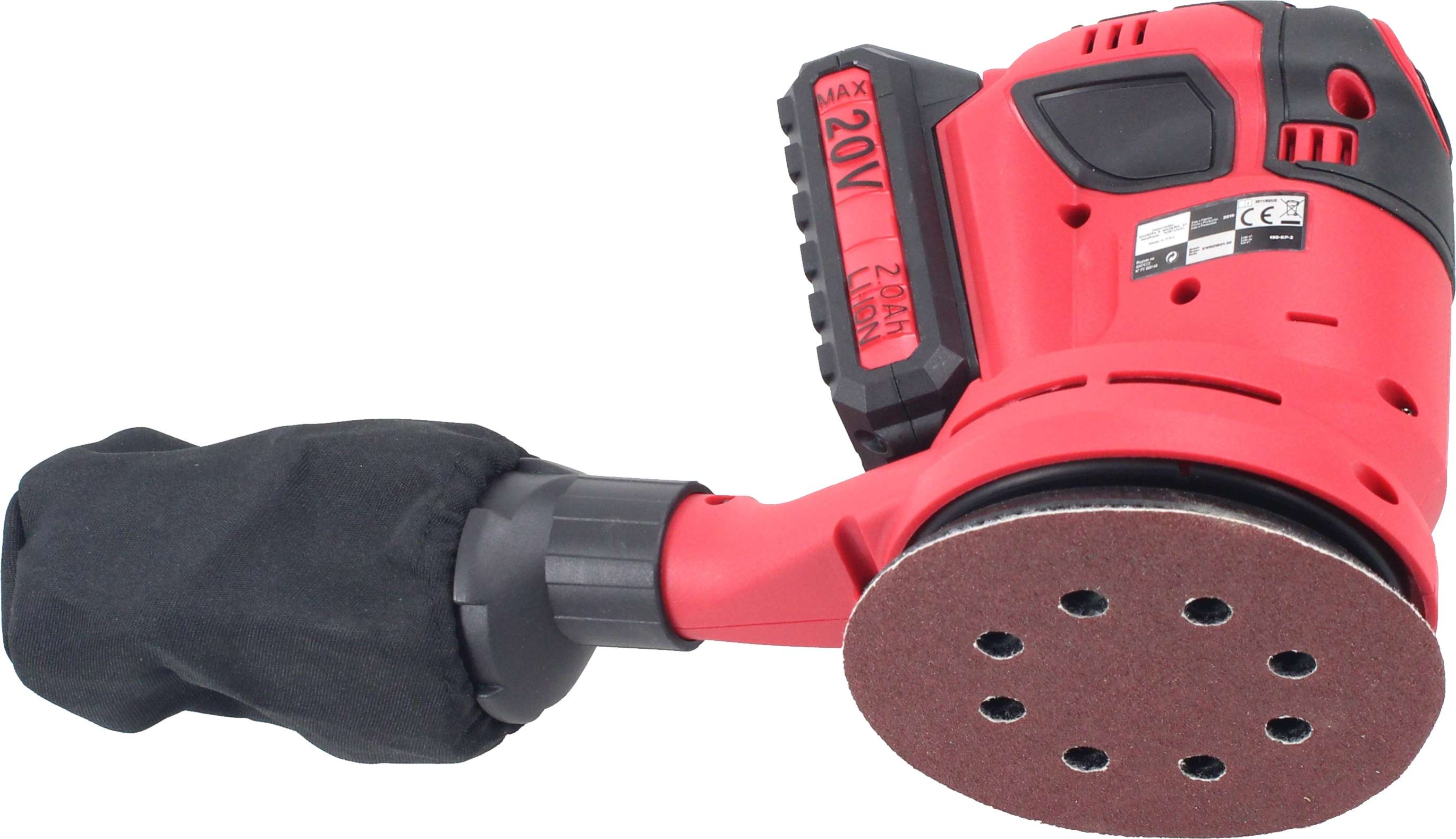 Lixadora Rotativa Mader MPT 20v 2,0AH