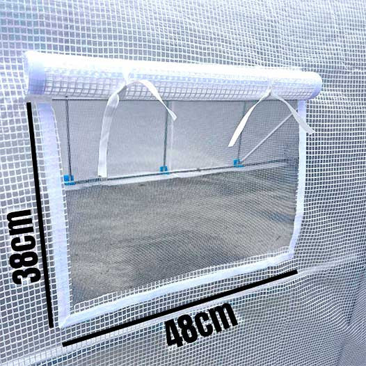 Estufa pequena agricola ECO 4x2m (19mm) 140grs