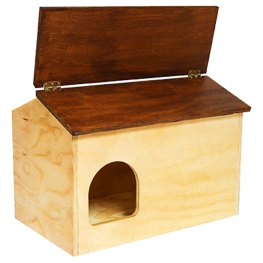 Casinha abrigo madeira 60cm patos, coelhos ou cães pequenos