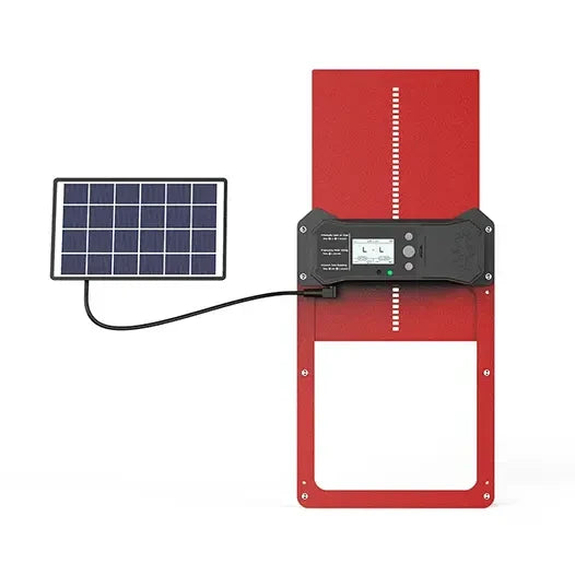 Porta automática  Galinheiro Digital Solar aluminio CFK