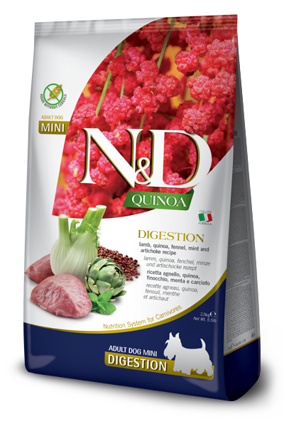 Farmina N&D Quinoa Digestion Lamb Mini 2.5 Kg